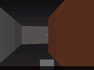 Flat-colored raycaster demo